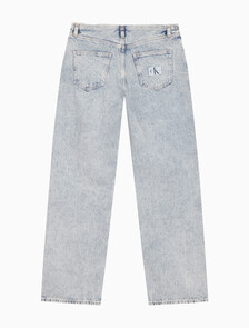 Buy 여성 90's 스트레이트핏 라이트블루 데님 in color CHALKY BLUE