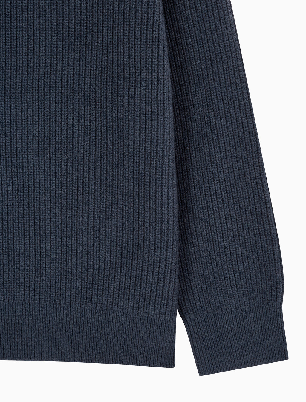 Buy 남성 릴렉스핏 크루넥 버튼 가디건 in color NAVY