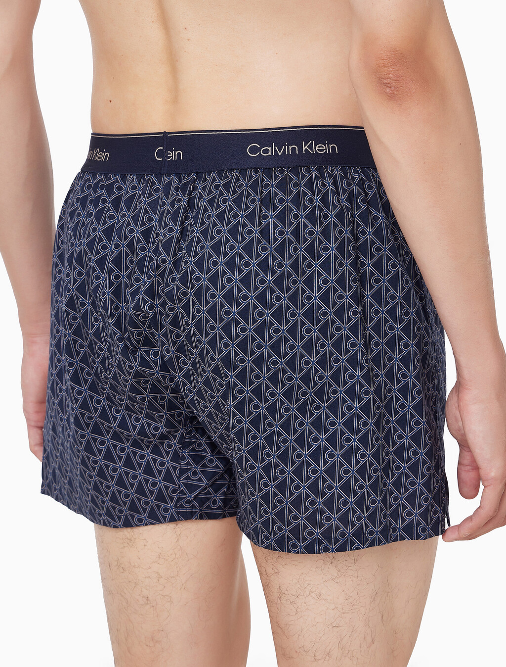 Buy 남성 코튼 포플린 박서 in color Navy