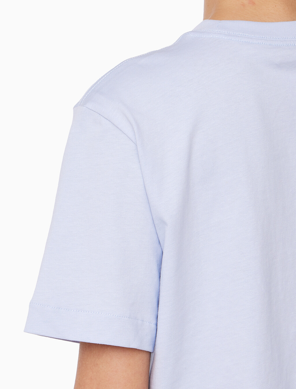 Buy 여성 박시 캘빈클라인 바시티 반팔 티셔츠 in color HEATHER