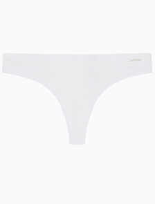 Buy 여성 CK 아이디얼 코튼 로우라이즈 T팬티 in color WHITE