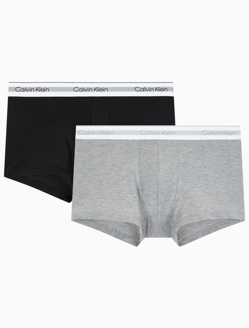 Buy 남성 모던 코튼 에어 드로즈 2PK in color BLACKGREY HEATHER