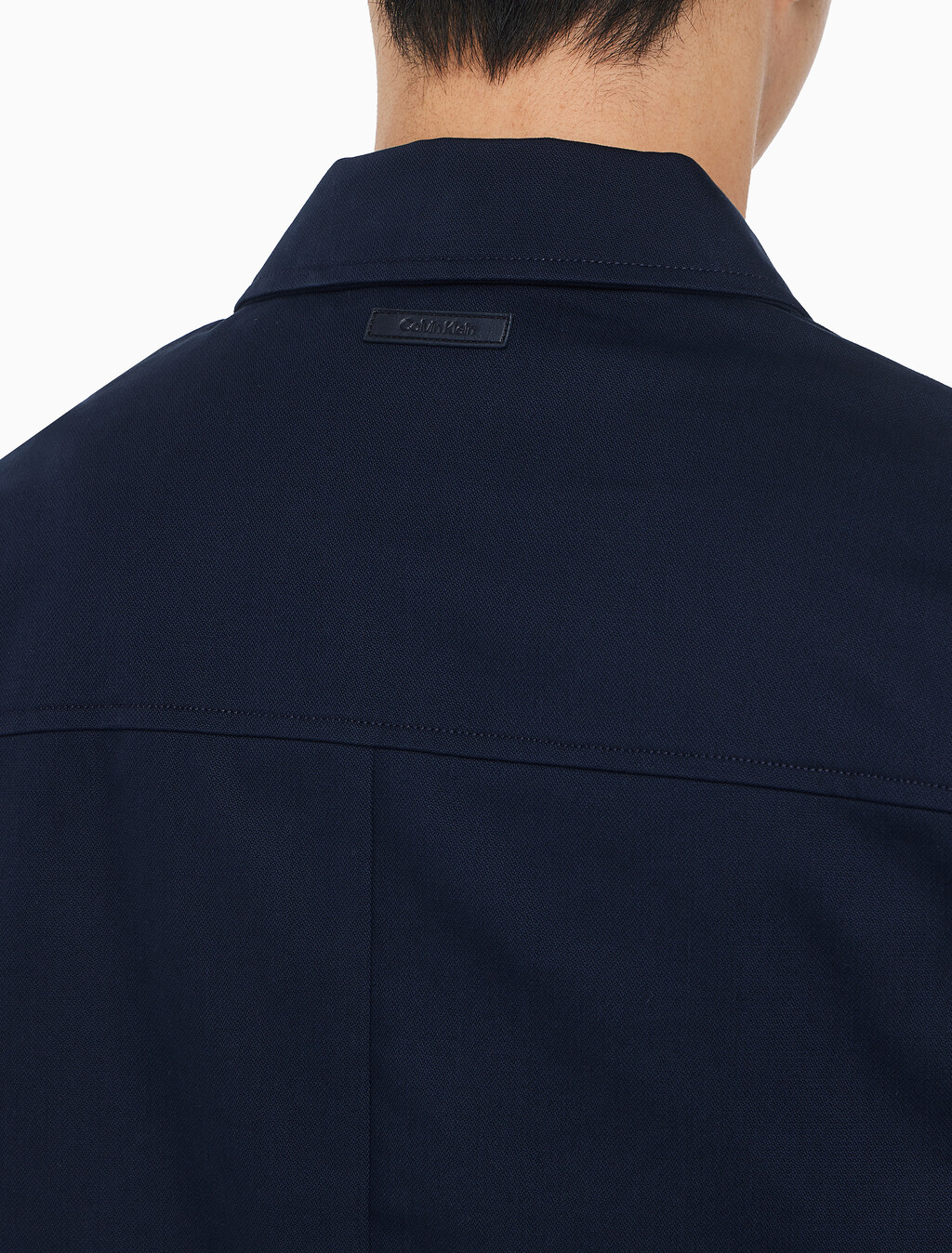 Buy 남성 코튼 도비 블루종 자켓 in color DARK SAPPHIRE