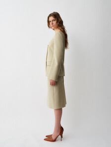 Buy LUNAS WOMENS SKIRT in color HAY