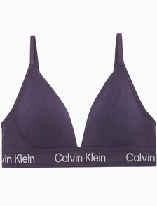 Buy 여성 스텐실 로고 모던코튼 트라이앵글 in color NIGHT SHADE/BONE WHITE LOGO