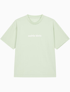 Buy 남성 릴렉스핏 저지 로고 쿨링 반팔 티셔츠 in color TENDER GREENS