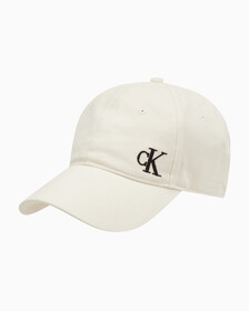 Buy 남녀공용 워시드 코튼 트윌 엠브로 캡 in color BONE WHITE