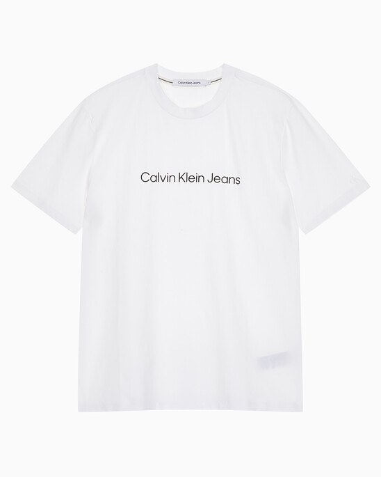 여성 보이프렌드핏 코튼 스트레치 반팔 티셔츠