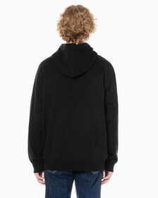 Buy 남성 롱슬리브 릴렉스핏 모노그램로고 후디 in color CK BLACK