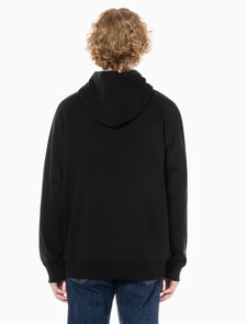 Buy 남성 롱슬리브 릴렉스핏 모노그램로고 후디 in color CK BLACK