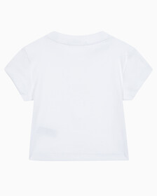 Buy 여성 모노그램 베이비 티셔츠 in color BRIGHT WHITE