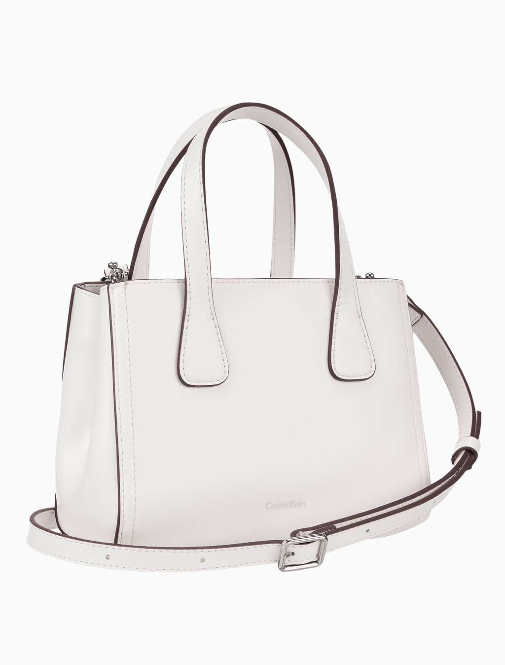 Buy 여성 하드웨어 모노그램 미니 토트 크로스바디 in color White Alyssum