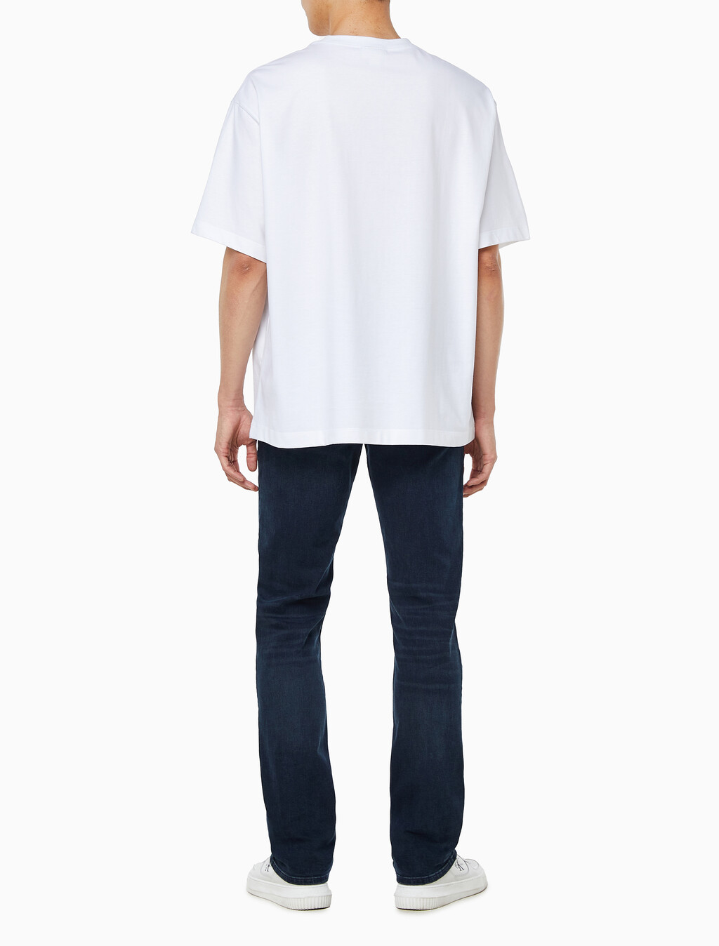 Buy 남성 릴렉스핏 바우하우스 로고 반팔 티셔츠 in color BRILLIANT WHITE