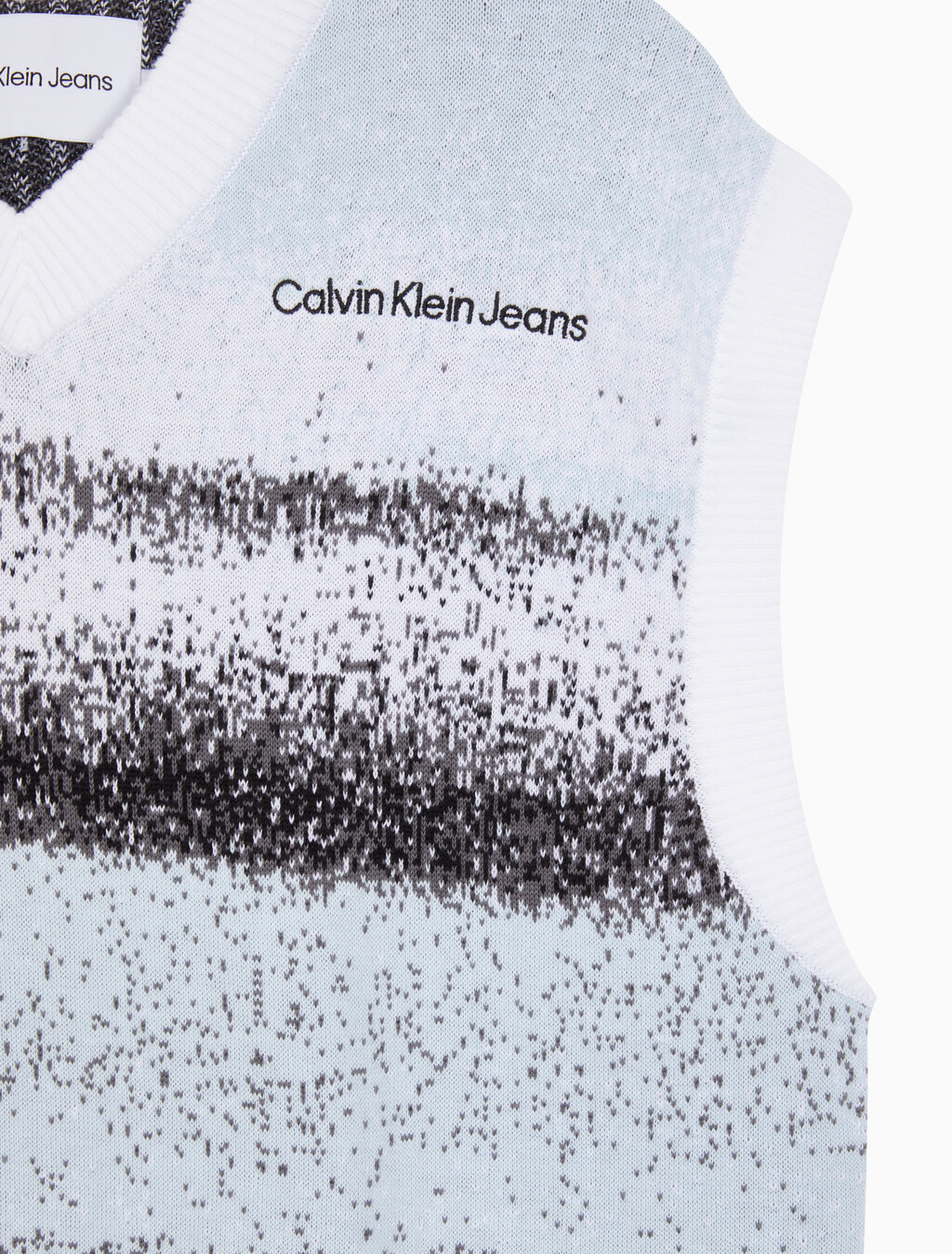 Buy 남성 릴렉스핏 스프레이 스웨터 베스트 in color TIE DYE AOP