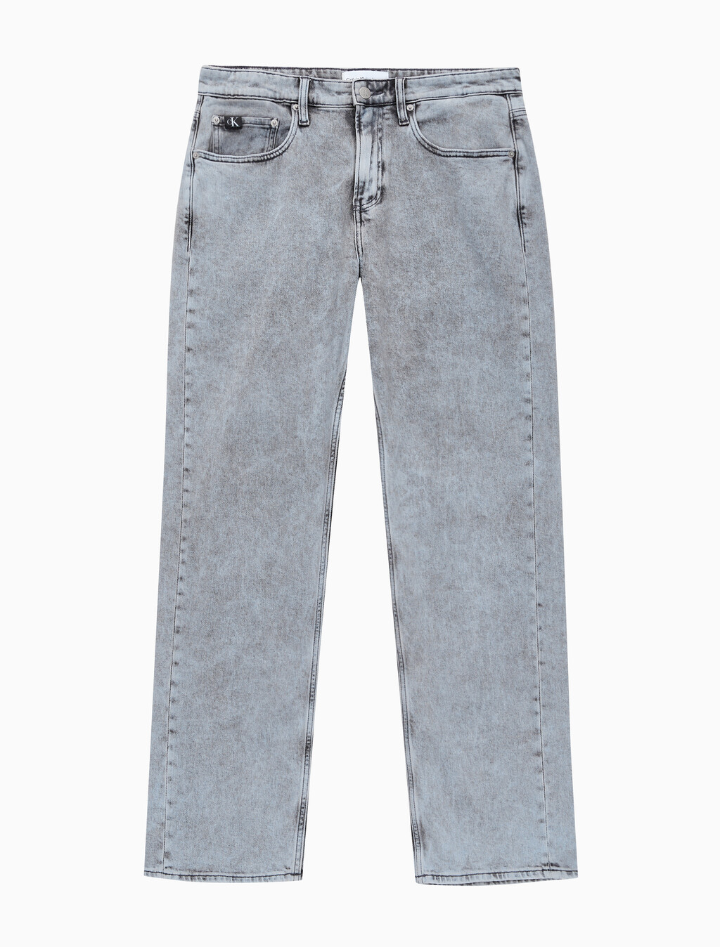 Buy 남성 90's 스트레이트핏 라이트그레이 데님 in color CHALKY BLUE
