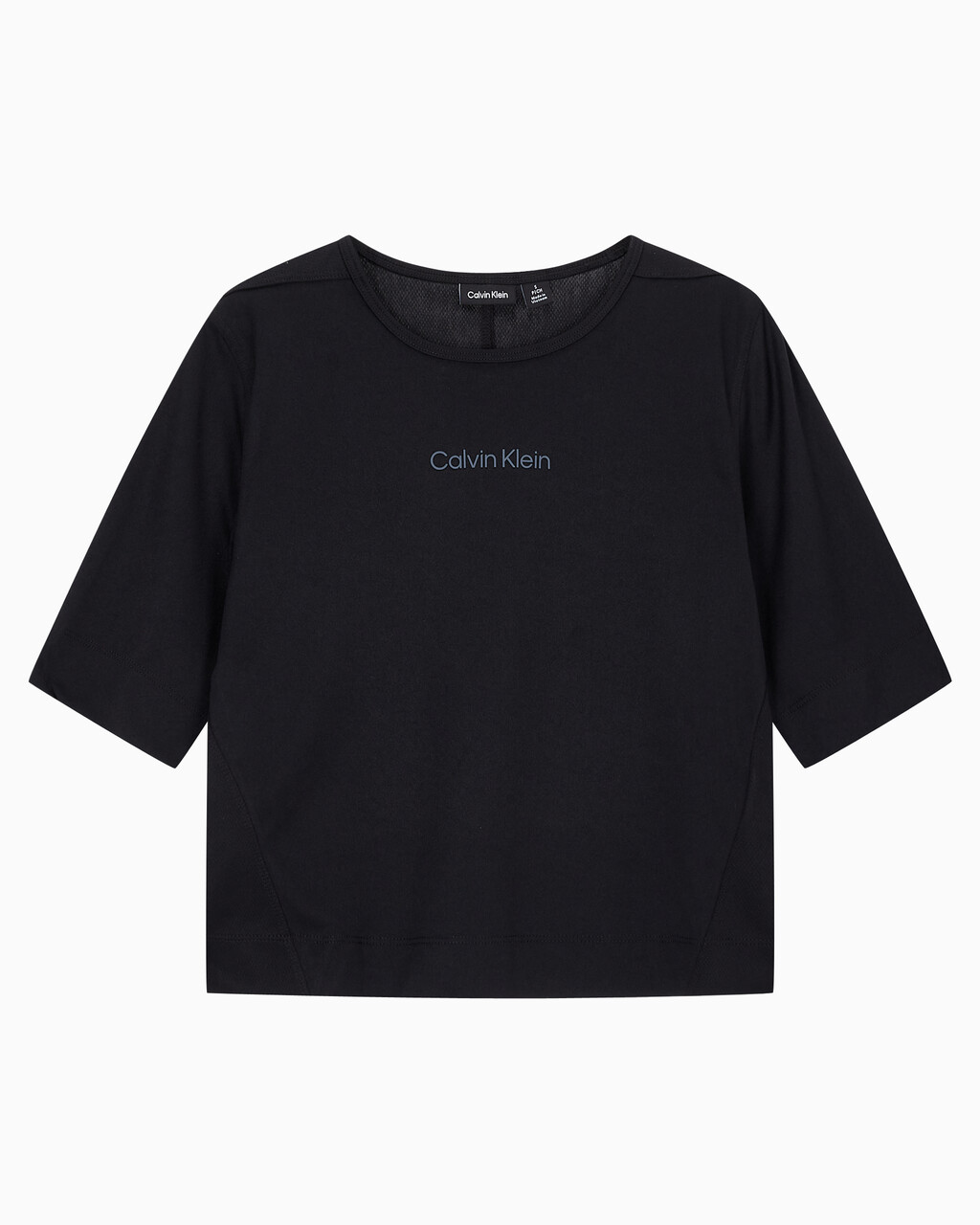 Buy 여성 박시 핏 에센셜 기능성 반팔 티셔츠 in color BLACK