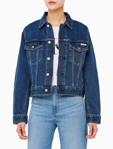 Buy 여성 컴포트 스트레치 클래식 트러커 in color DARK BLUE
