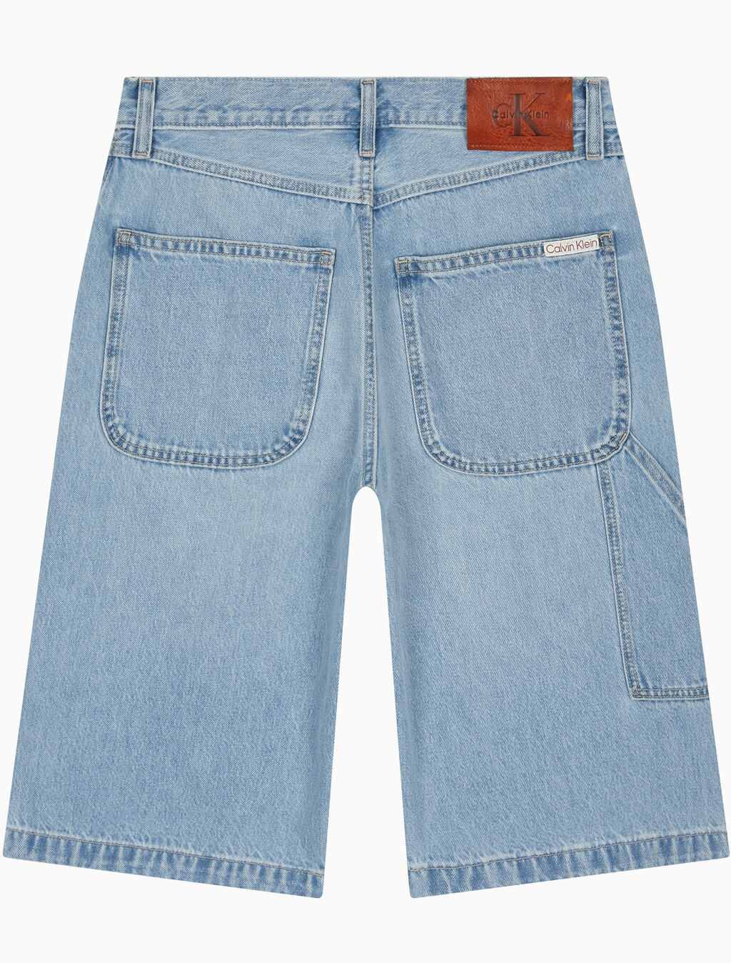 Buy 남성 90's 라이트블루 카펜터 버뮤다 데님 쇼츠 in color REFLECTION BLUE