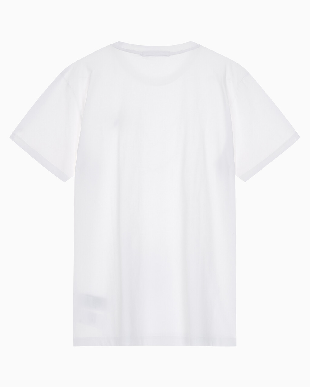 Buy 남녀공용 릴렉스핏 헤비 코튼 로고 반팔 티셔츠 in color BRIGHT WHITE