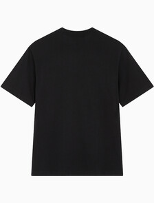Buy 남성 이지핏 아카이브 로고 반팔 티셔츠 in color BLACK