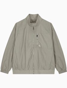 Buy 남성 스탠드 카라 윈드 브레이커 자켓 in color KHAKI BEIGE