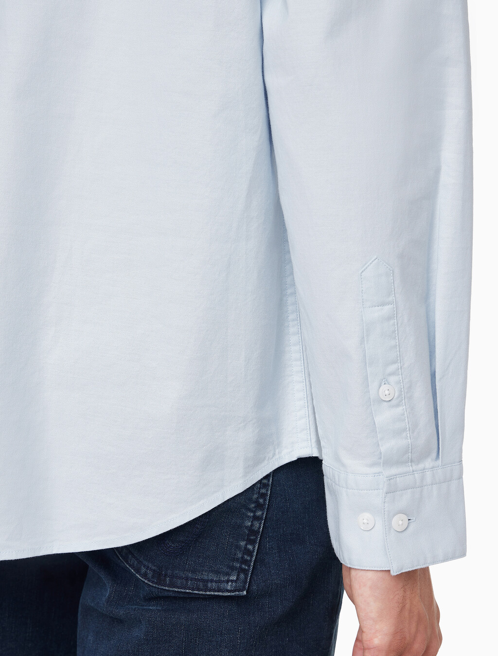 Buy 남성 클래식핏 옥스포드 긴팔 셔츠 in color LIGHT BLUE