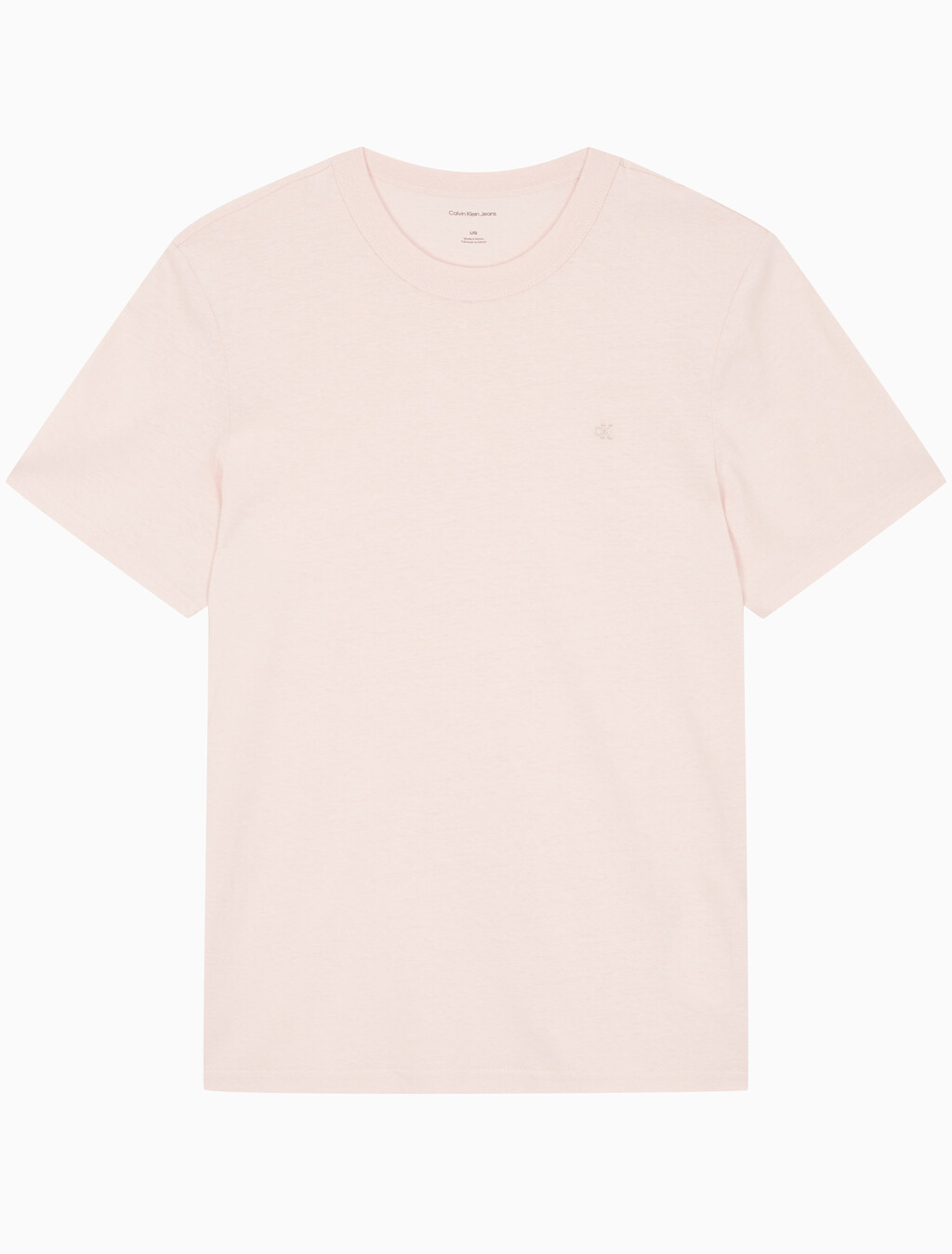 Buy 남성 레귤러핏 헴프 저지 반팔 티셔츠 in color LIGHT PINK