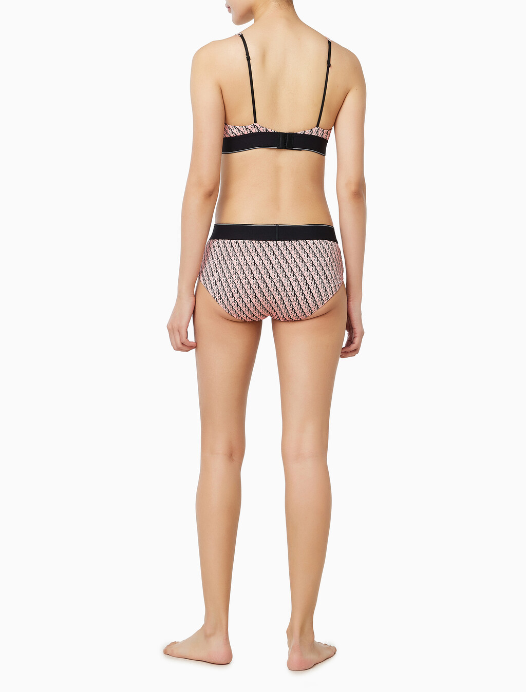 Buy 여성 CK 그래픽 AF 트라이앵글 in color Pink Print