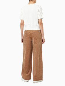 Buy 여성 코듀로이 5포켓 릴렉스드 팬츠 in color Brown