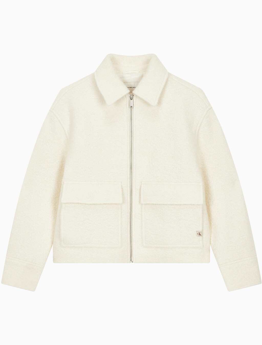 Buy 여성 울 숏자켓 in color WHITE