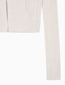 Buy 여성 L/S 스트랩 가디건 in color CHALK