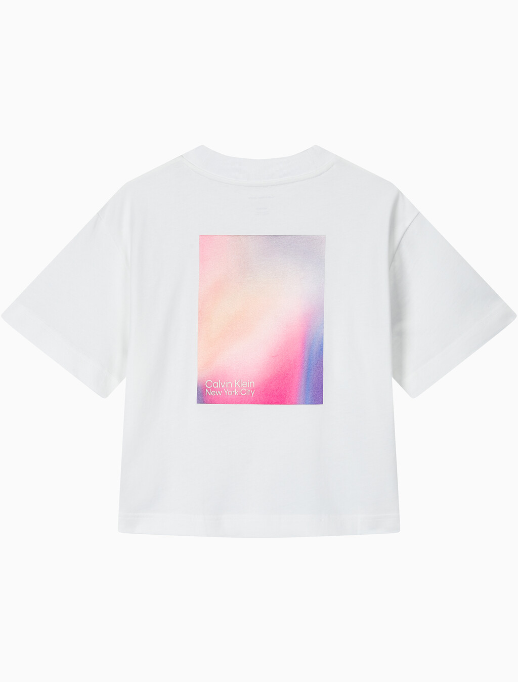 Buy 여성 패션핏 그라데이션 반팔 티셔츠 in color BRILLIANT WHITE