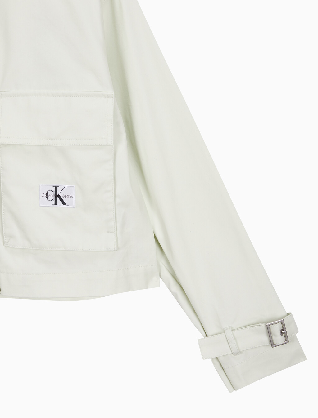 Buy 여성 코튼 유틸리티 숏 자켓 in color WHITE