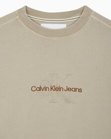 Buy 남성 모노로고 내츄럴 크루넥 in color BEIGE