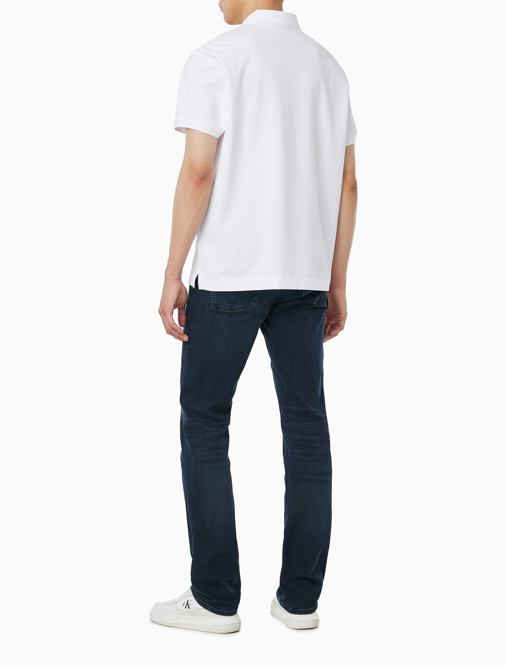 Buy 남성 레귤러핏 피케 폴로 쿨링 반팔 티셔츠 in color BRIGHT WHITE