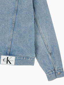 Buy 여성 쉐르파 데님 자켓 in color CHALKY BLUE