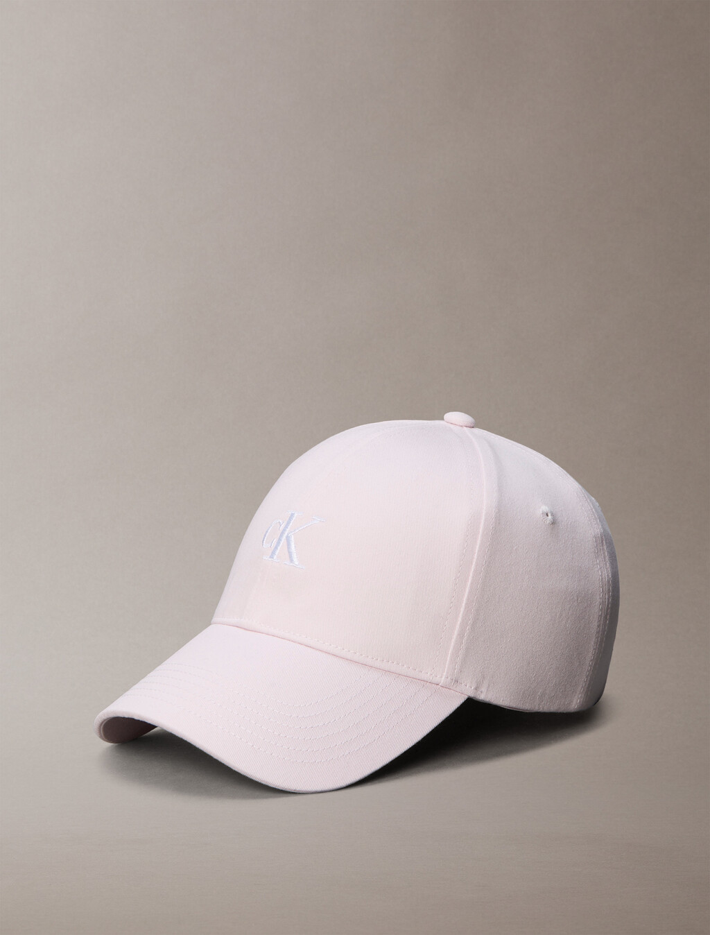 Buy 남녀공용 모노그램 자수 볼캡 in color Ivory
