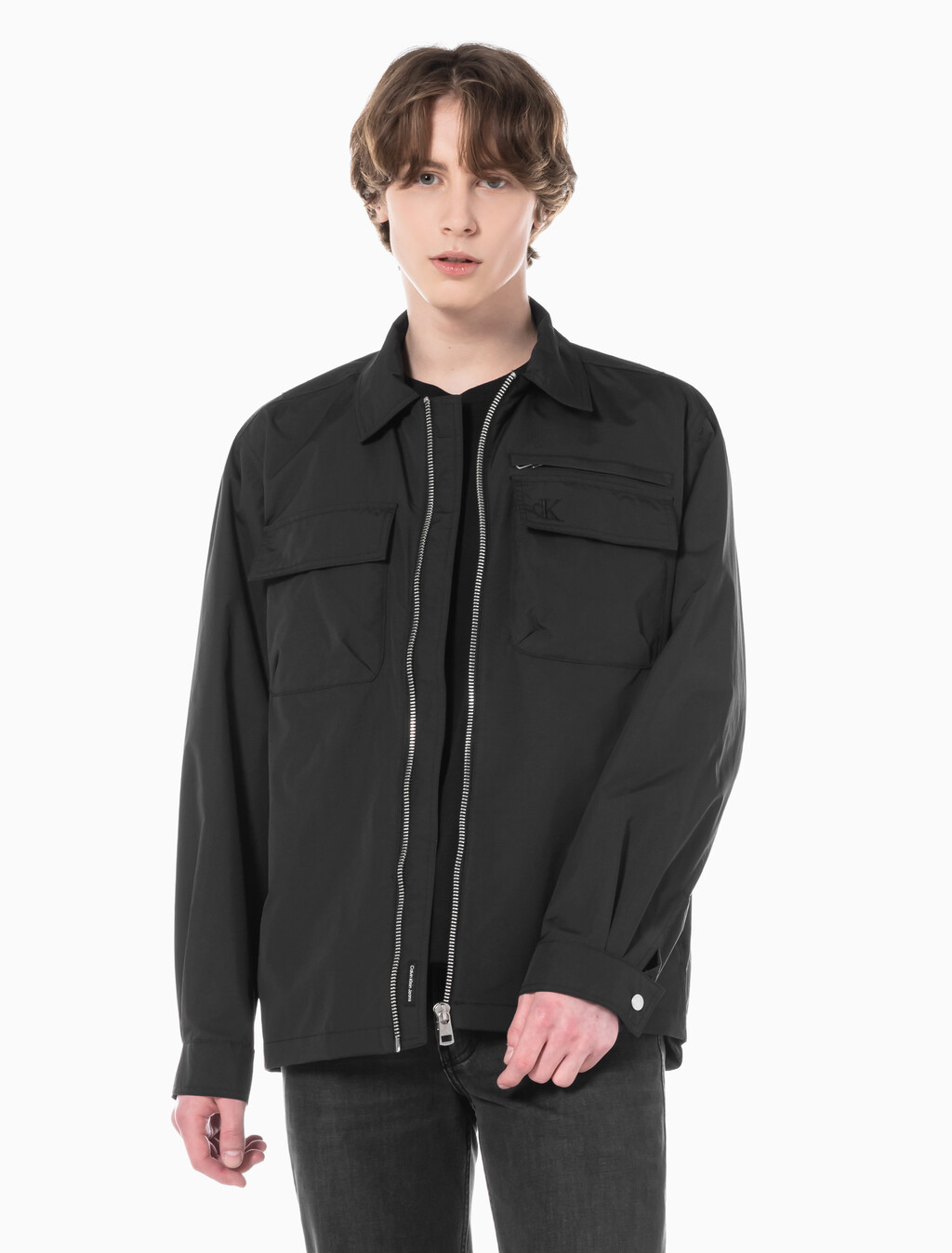 Buy 남성 테크 셔츠 자켓 in color CK BLACK