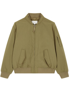 Buy 남성 릴렉스핏 패디드 기능성 봄버 자켓 in color OLIVE