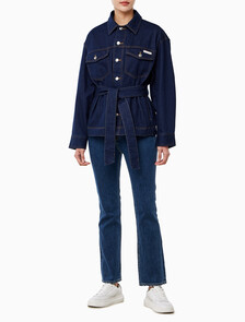 Buy 여성 신치드 데님 자켓 린스 in color Rinse