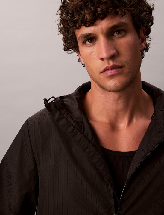 남성 AOP 나일론 윈드브레이커 자켓