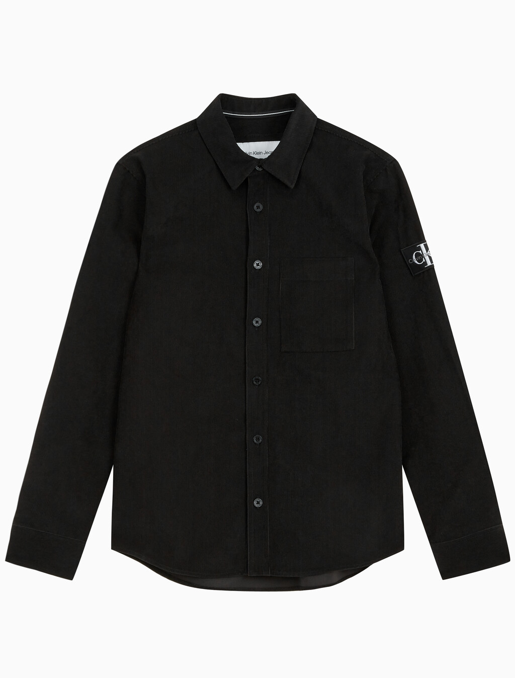 Buy 남성 레귤러핏 코듀로이 셔츠 in color CK BLACK