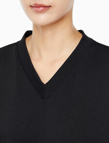 Buy 여성 프리미엄 테리 스웻셔츠 in color BLACK