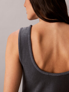 Buy 여성 타올 로고 미니드레스 in color DARK GREY