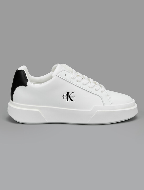 여성 애비뉴 청키 레더 레이스업 컵솔 스니커즈