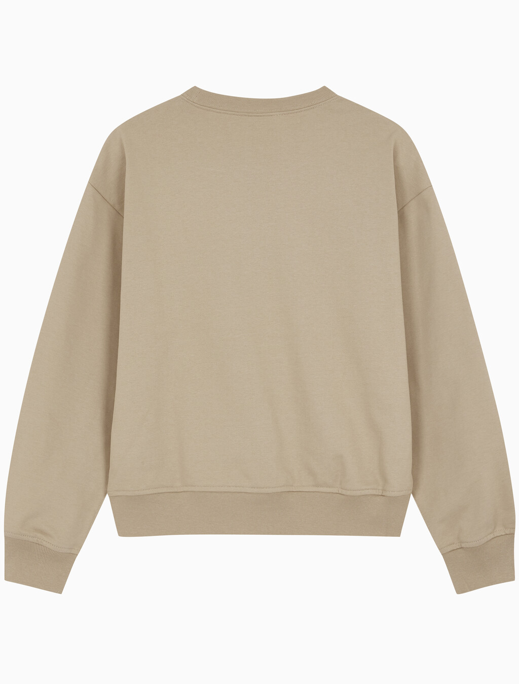 Buy 여성 모노로고 프렌치테리 릴렉스핏 스웻셔츠 in color WHITE PEPPER