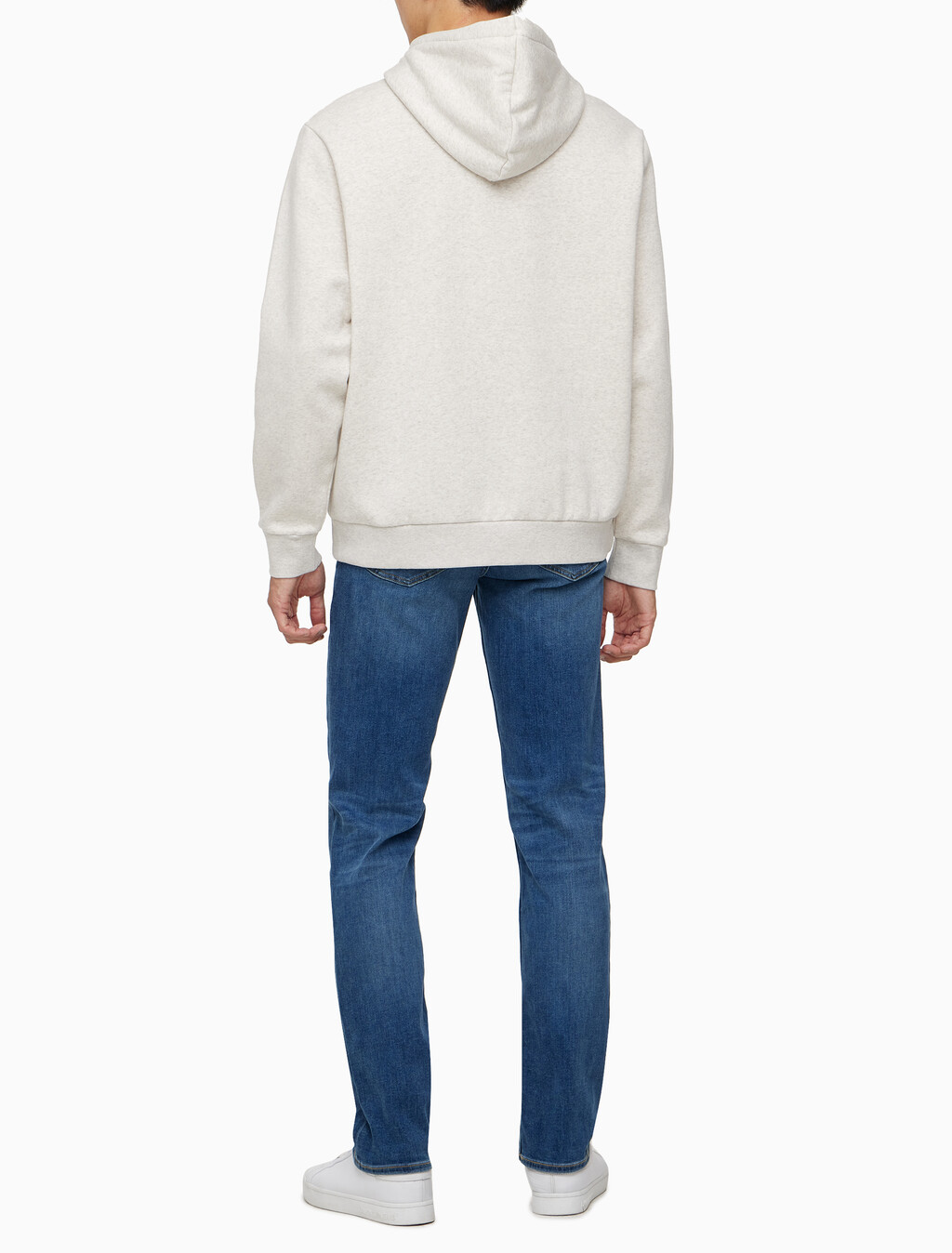 Buy 남성 바디핏 미드블루 이탈리안 데님 in color MID BLUE BACK EMBRO