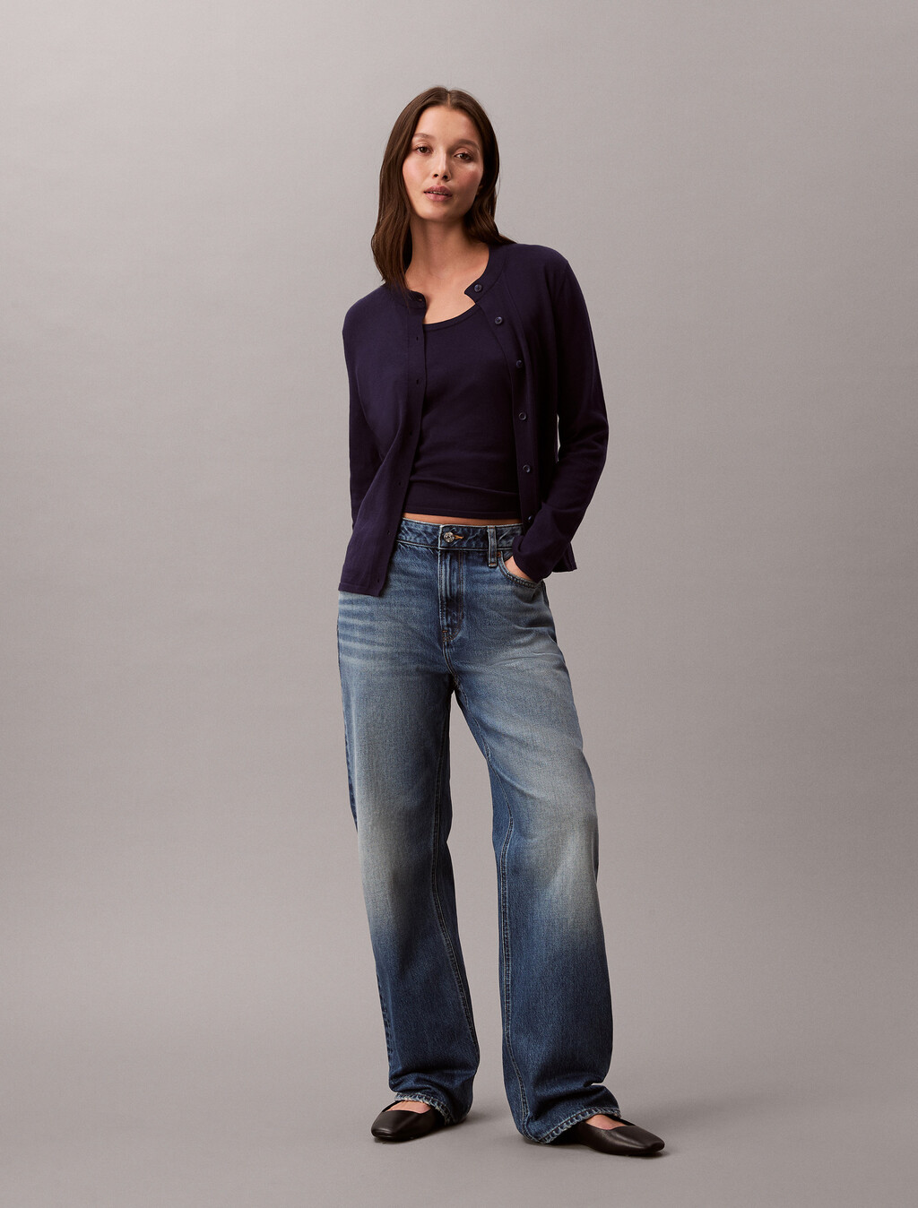 Buy 여성 코튼 트윈세트 in color Evening Blue