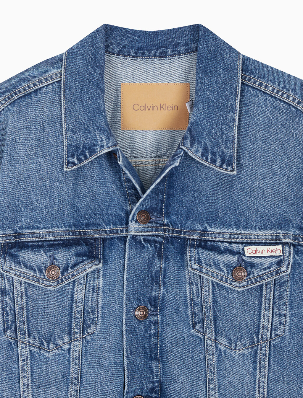Buy 남성 클래식 틴티드 스톤워시 데님 자켓 in color STONE BLUE