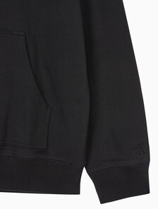 Buy 남성 롱슬리브 릴렉스핏 모노그램로고 후디 in color CK BLACK